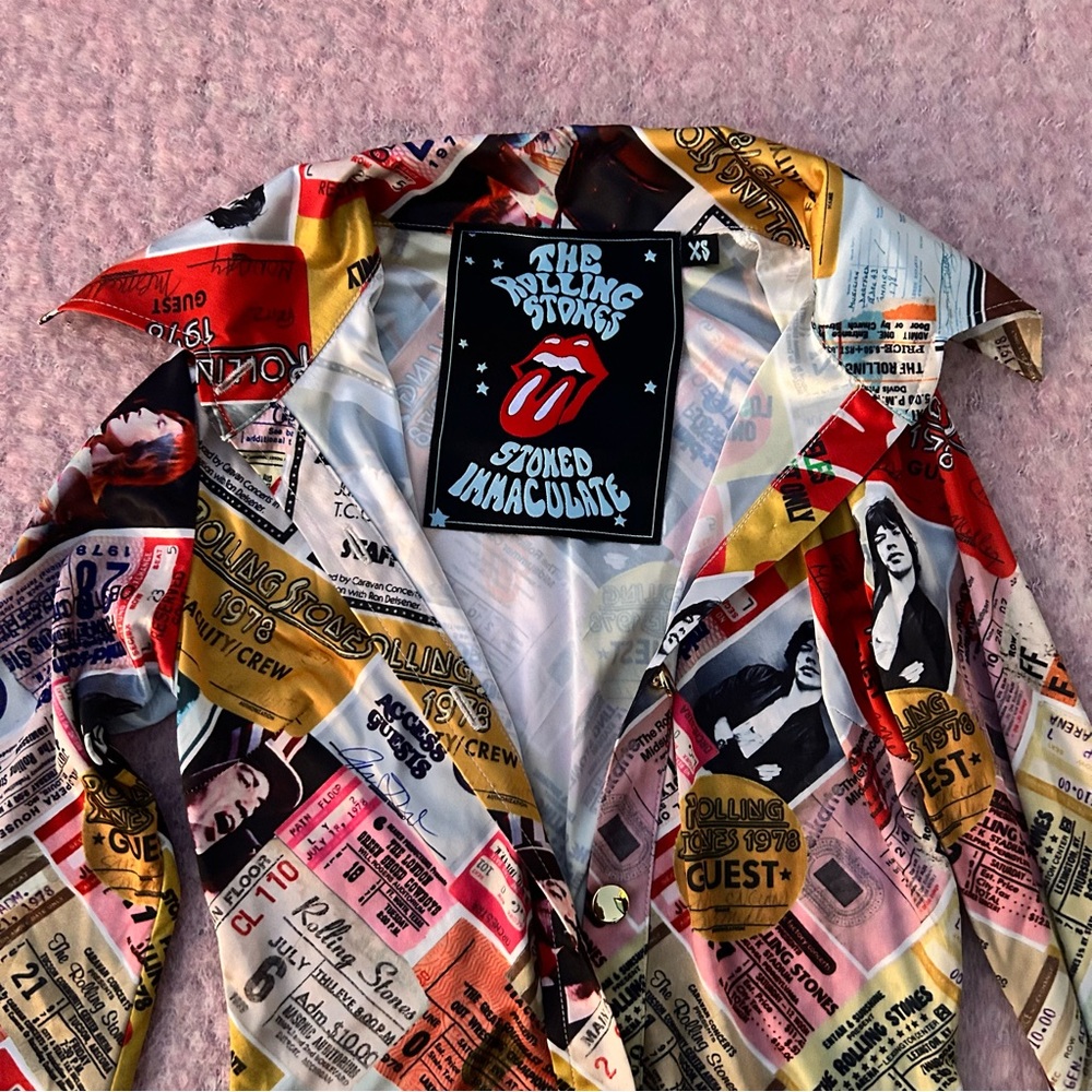 Rolling Stones x Stoned Immaculate Backstage Pass Bodysuit